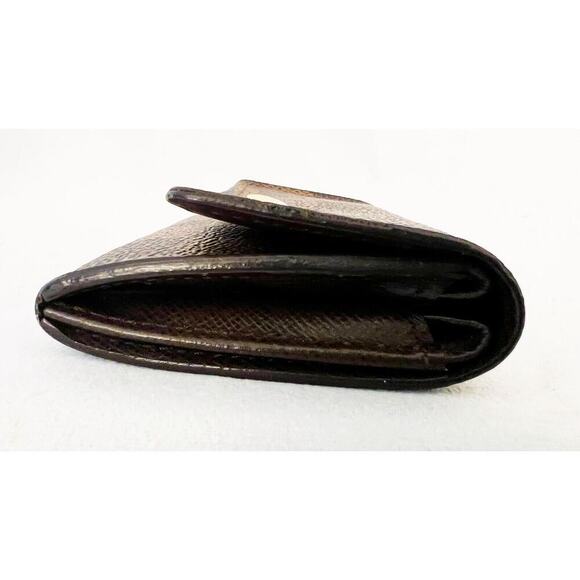 Louis Vuitton Porte Monnaie Plat Coin Damier Ebene MI0077 - Picture 5 of 10